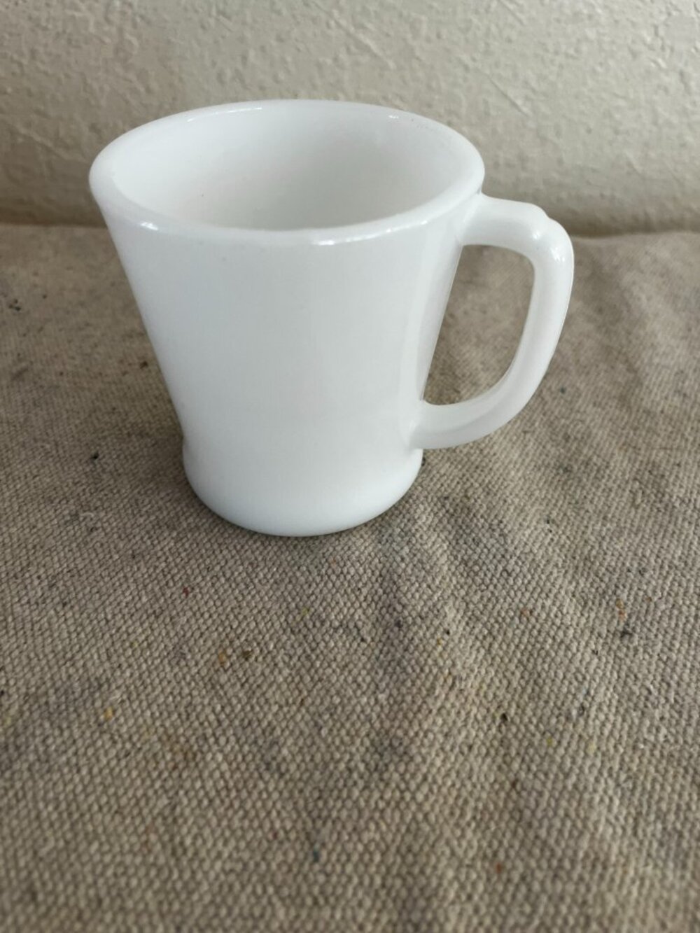Vintage Mid-Century Modern Fire-King White Made In The USA Mug/Coffee Cup